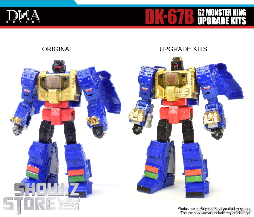DNA Design DK-67B Monster King upgrade before and after comparison view DNA Design DK-67B Monster King upgrade before and after comparison view