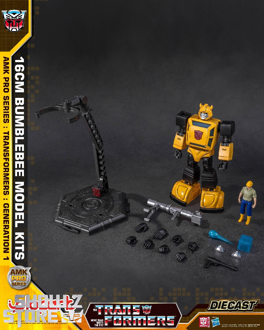 YOLO-AMKPG1BB Yolopark AMK Pro G1 Bumblebee (6/13) - close-up detail YOLO-AMKPG1BB Yolopark AMK Pro G1 Bumblebee pre-assembled model kit - close-up detail