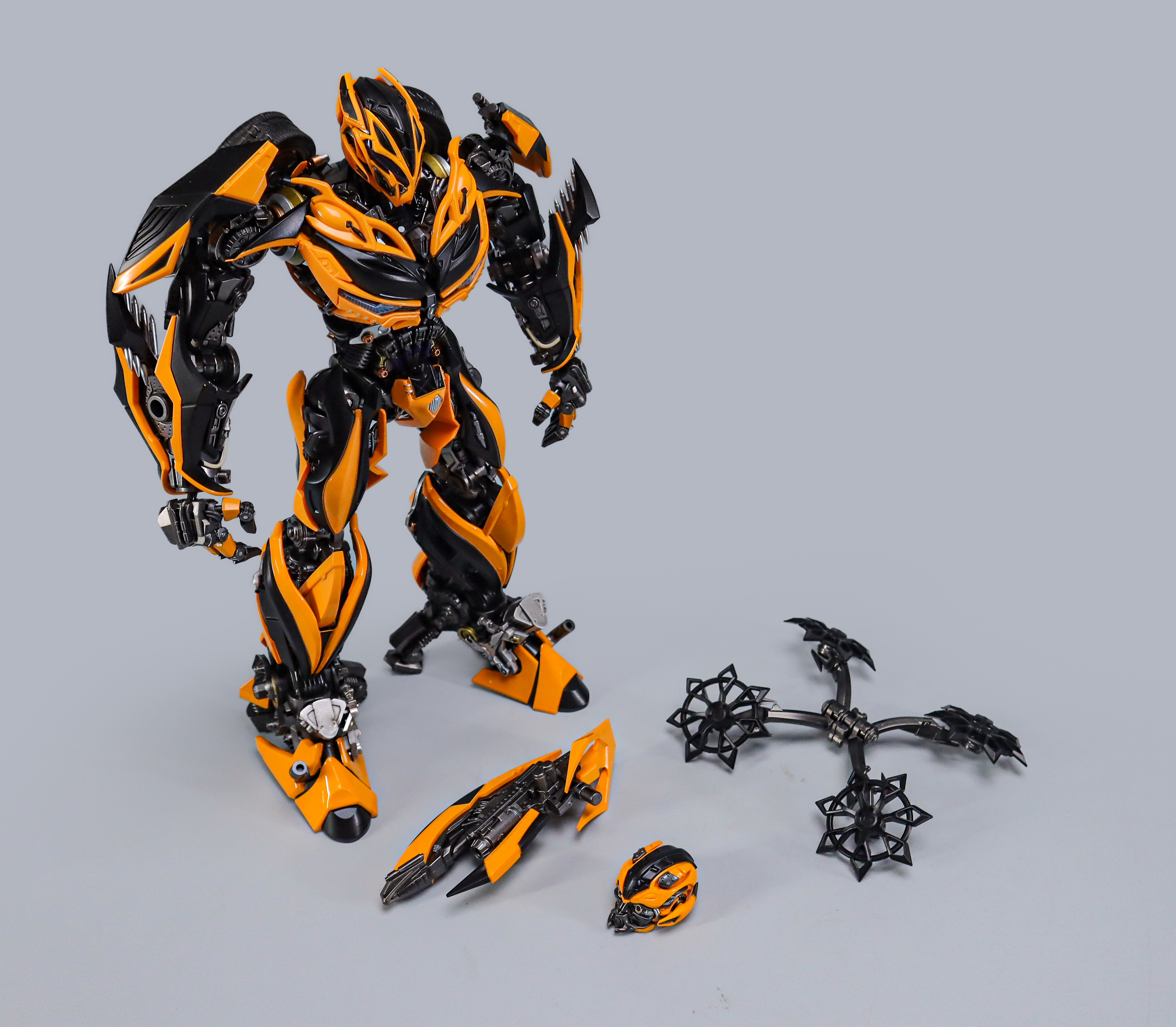 4th Party Bumblebee articulated robot action pose 4th Party Bumblebee articulated robot action pose