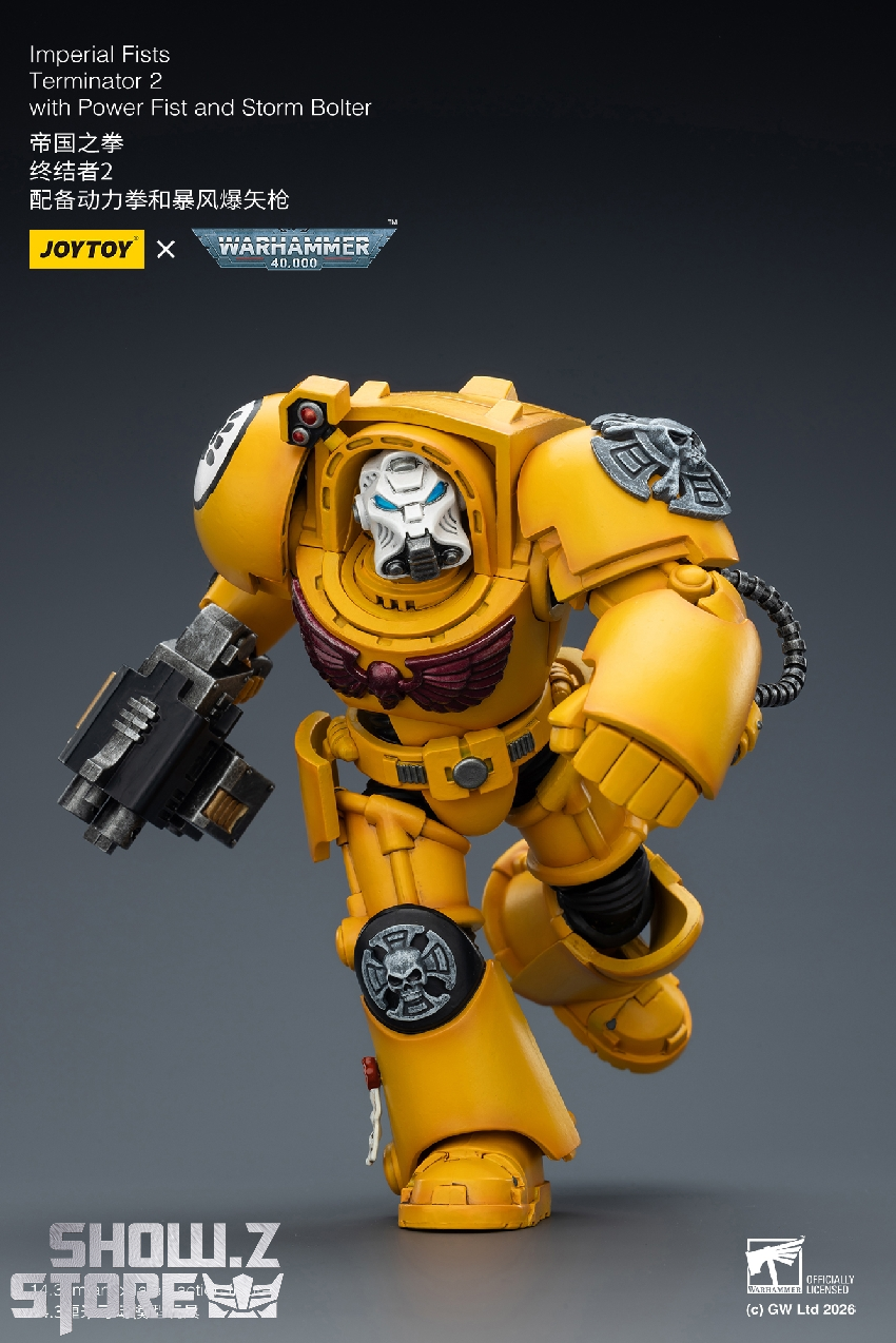 JoyToy JT03165 Imperial Fists Terminator 2 1/18 Figure - Image 16 JoyToy JT03165 Imperial Fists Terminator 2 1/18 Figure - Image 16