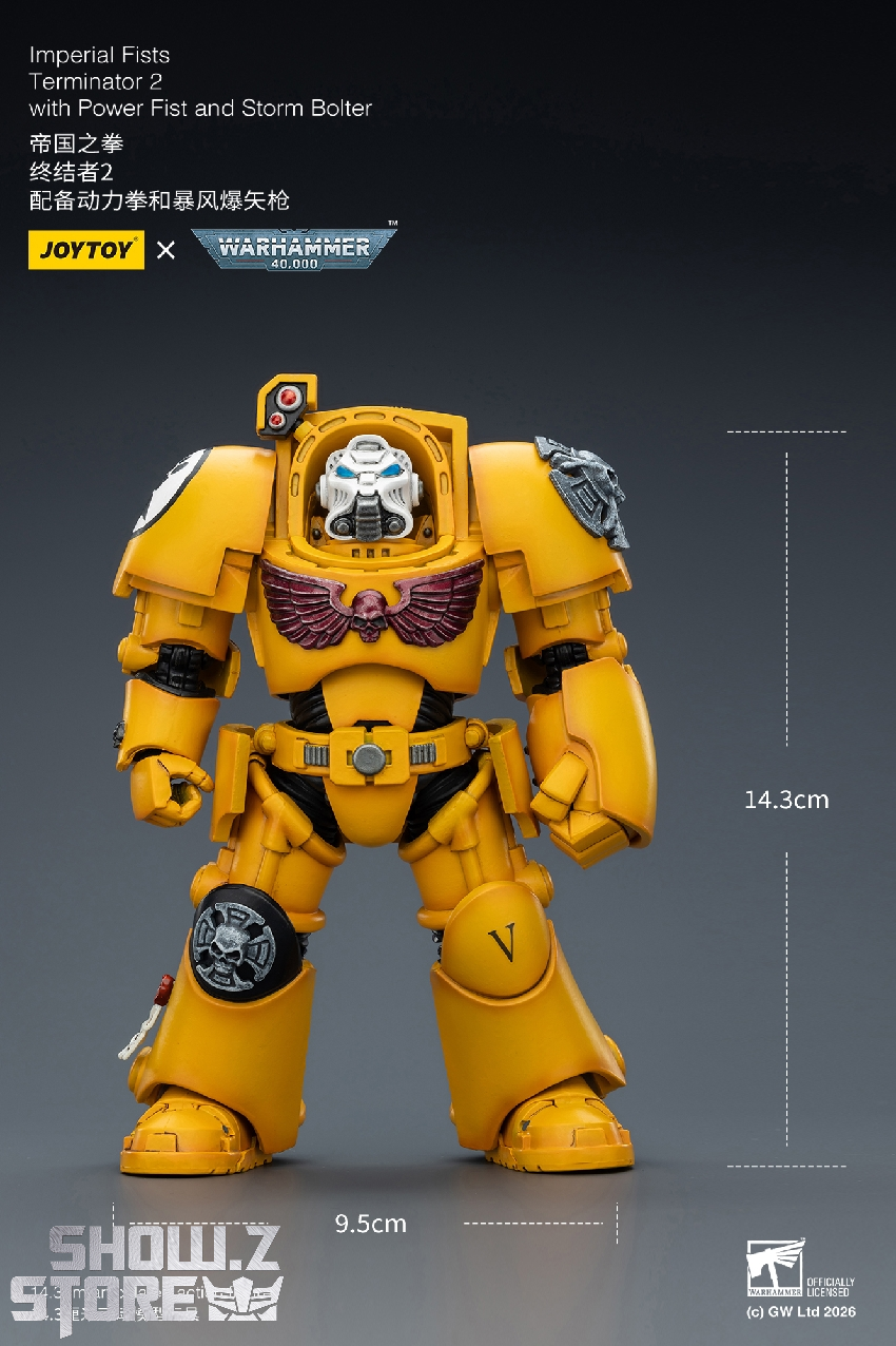 JoyToy JT03165 Imperial Fists Terminator 2 1/18 Figure - Image 21 JoyToy JT03165 Imperial Fists Terminator 2 1/18 Figure - Image 21