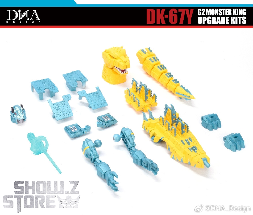 DNA DK-67Y G2 Monster King upgrade kits yellow and blue parts DNA DK-67Y G2 Monster King upgrade kits yellow and blue parts