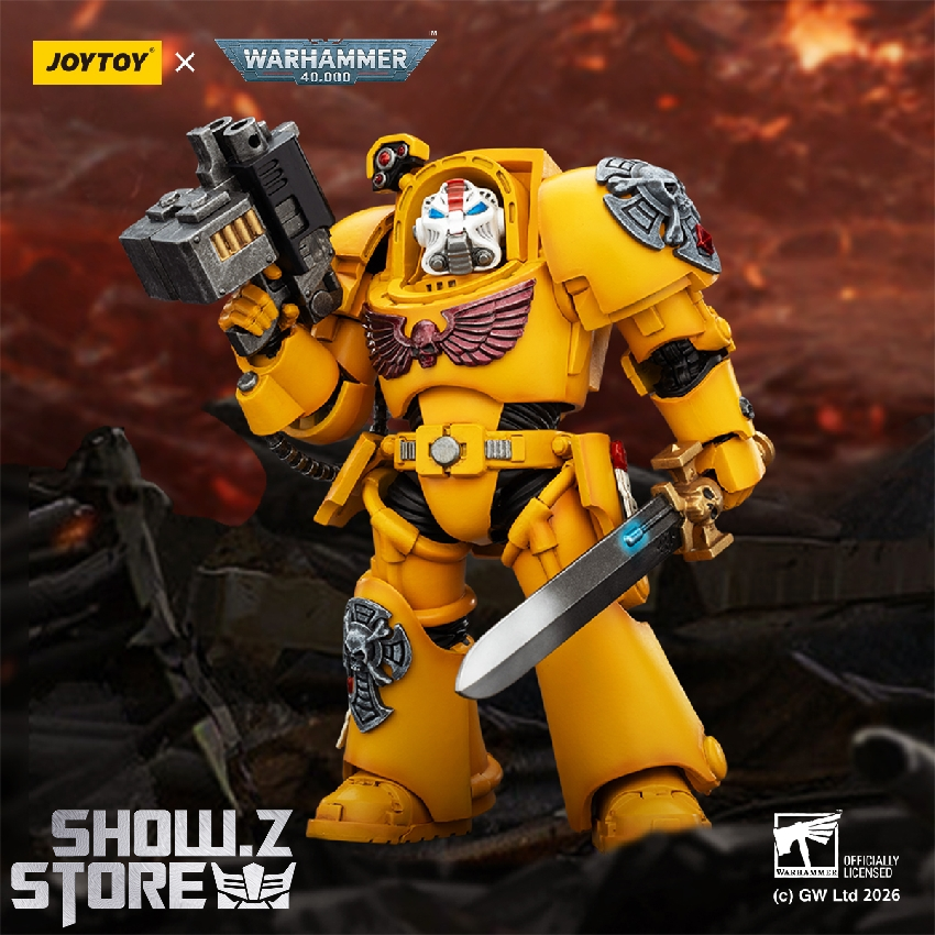 JoyToy JT03158 Imperial Fists Terminator 1 1/18 Figure - Image 11 JoyToy JT03158 Imperial Fists Terminator 1 1/18 Figure - Image 11
