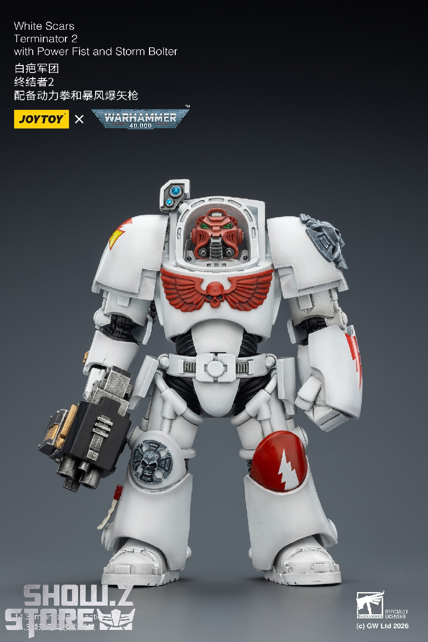 JoyToy JT03196 White Scars Terminator 2 1/18 Figure - Image 12 JoyToy JT03196 White Scars Terminator 2 1/18 Figure - Image 12