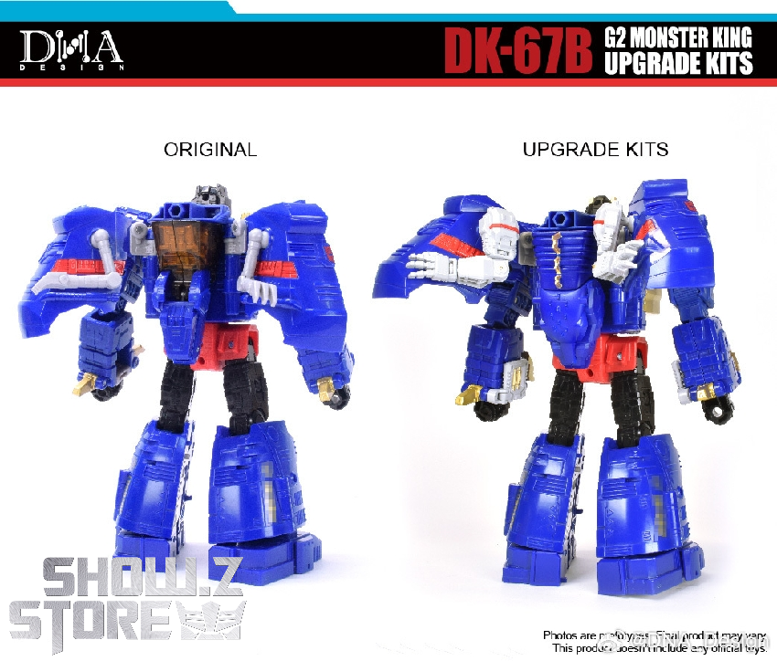 DNA-DK67B DNA Design DK-67B G2 Monster King upgrade kit (7/8) - before and after DNA-DK67B DNA Design DK-67B G2 Monster King upgrade kit - before and after