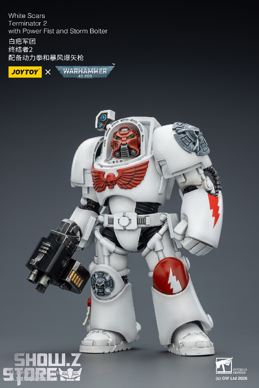 JoyToy JT03196 White Scars Terminator 2 1/18 Figure - Image 14 JoyToy JT03196 White Scars Terminator 2 1/18 Figure - Image 14