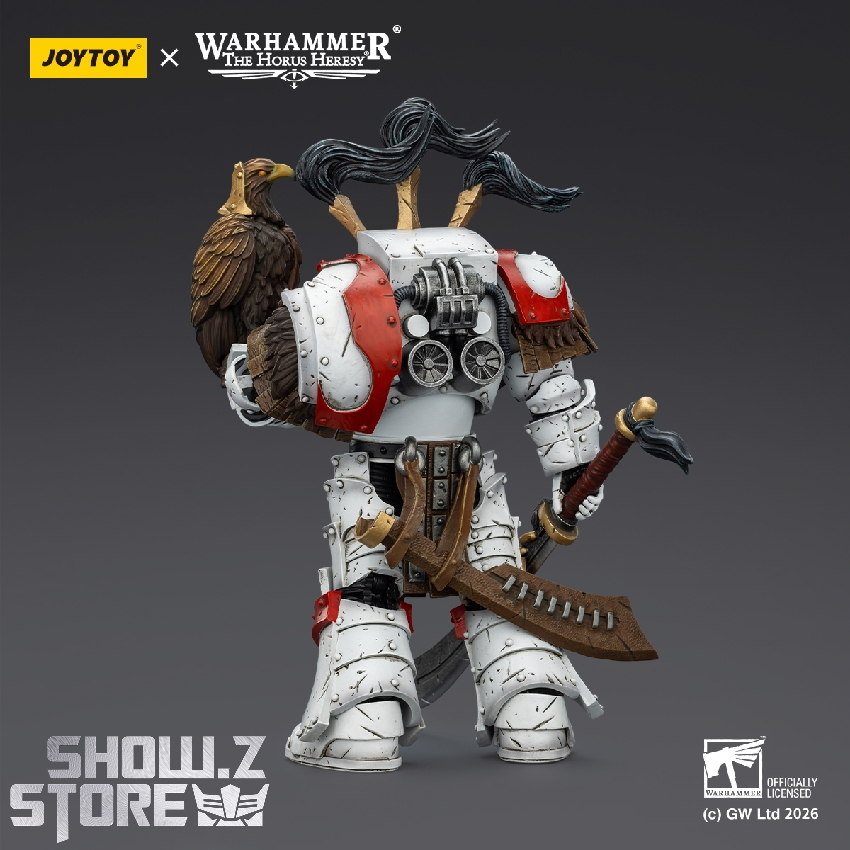 JoyToy Warhammer 40K White Scars Praetor with weapon and shield JoyToy Warhammer 40K White Scars Praetor with weapon and shield