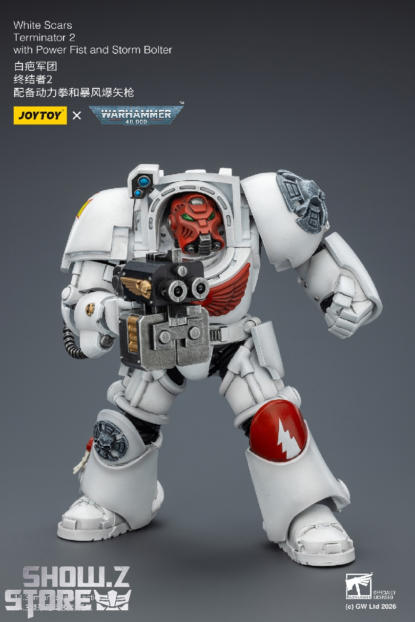 JoyToy JT03196 White Scars Terminator 2 1/18 Figure - Image 19 JoyToy JT03196 White Scars Terminator 2 1/18 Figure - Image 19
