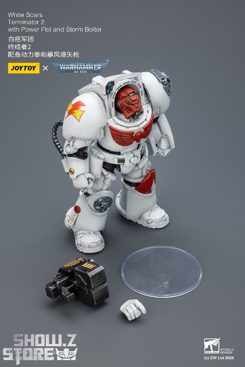 JoyToy JT03196 White Scars Terminator 2 1/18 Figure - Image 20 JoyToy JT03196 White Scars Terminator 2 1/18 Figure - Image 20