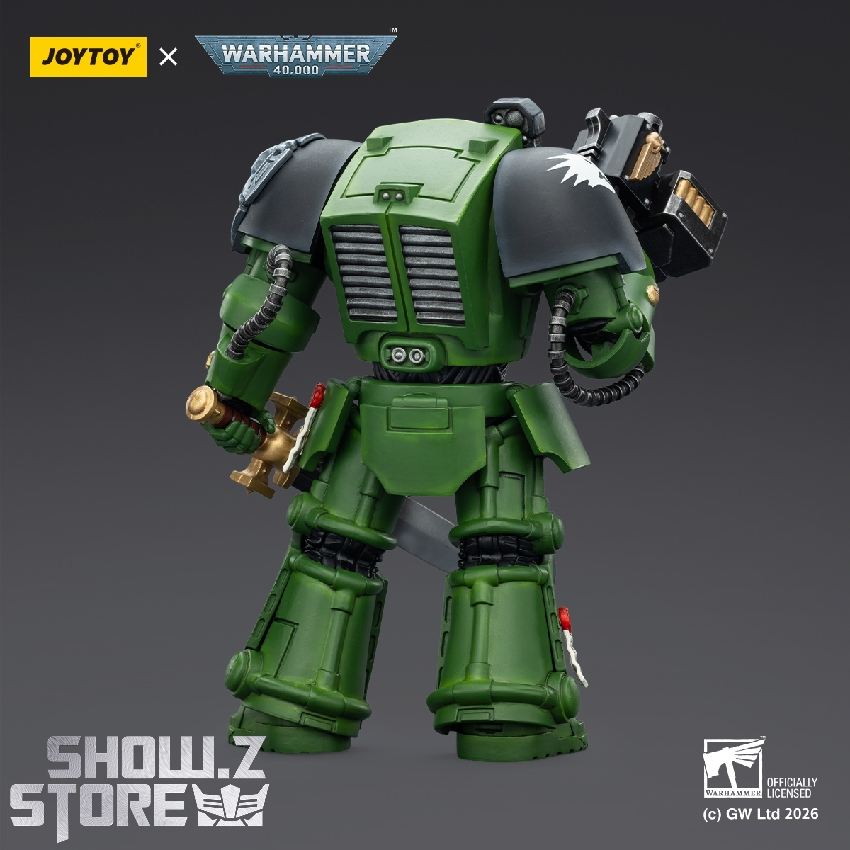 JoyToy Salamanders Terminator rear detailed armor and weapon configuration JoyToy Salamanders Terminator rear detailed armor and weapon configuration