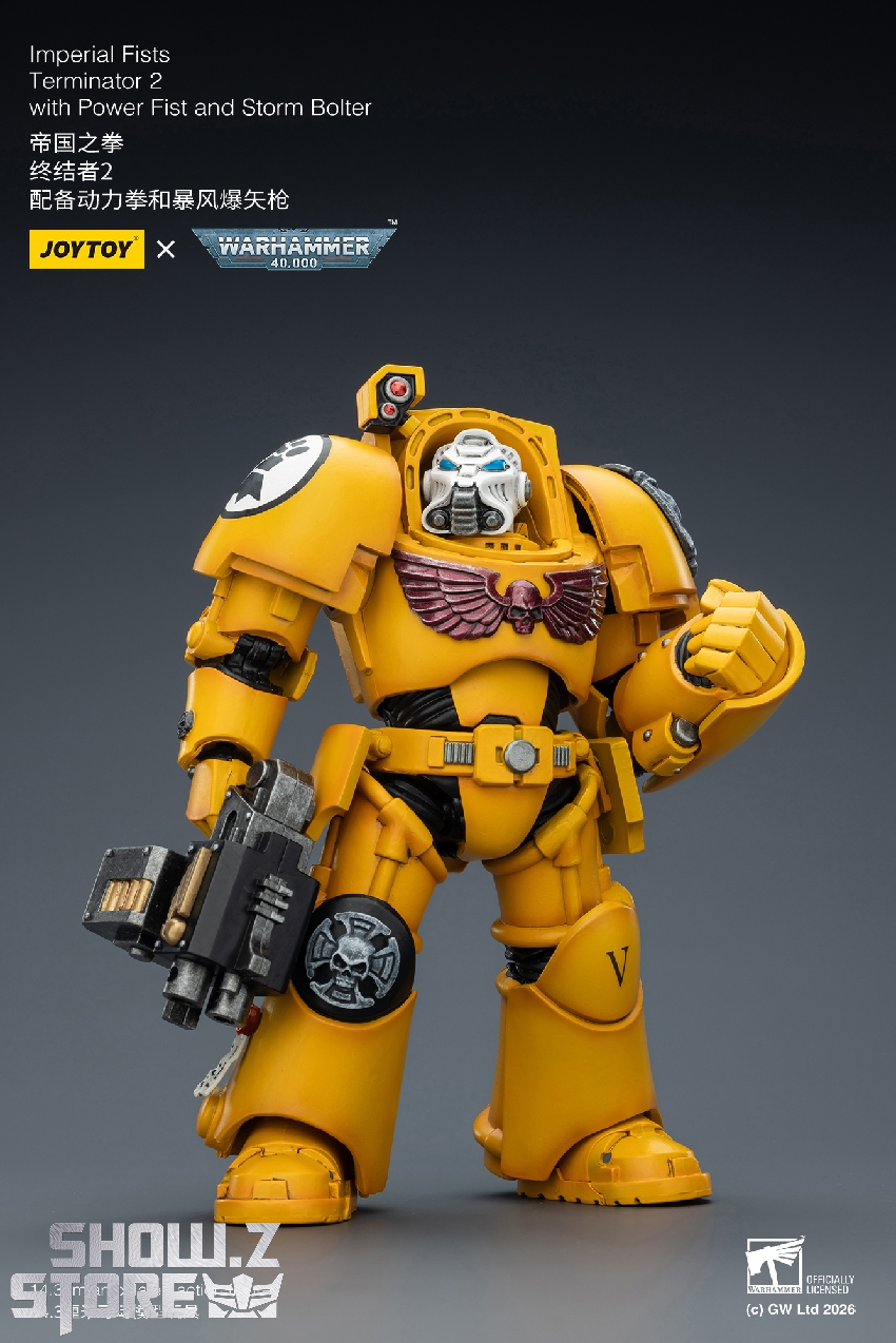 JoyToy JT03165 Imperial Fists Terminator 2 1/18 Figure - Image 14 JoyToy JT03165 Imperial Fists Terminator 2 1/18 Figure - Image 14