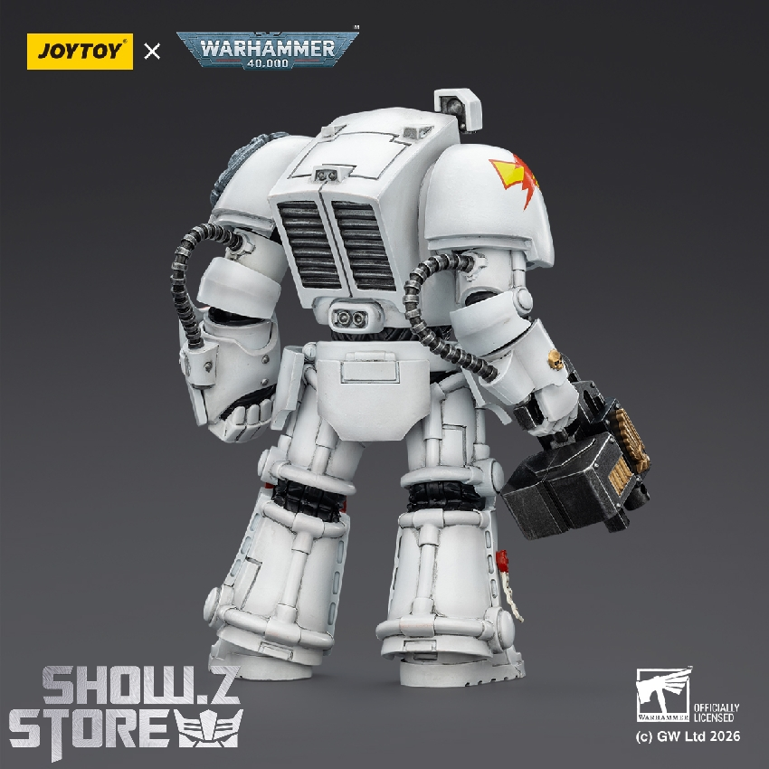 White Scars Terminator back detail with armor panels White Scars Terminator back detail with armor panels