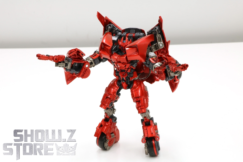 Takara Tomy Masterpiece MPMN-02 Sideswipe red G1 robot in robot mode Takara Tomy Masterpiece MPMN-02 Sideswipe red G1 robot in robot mode