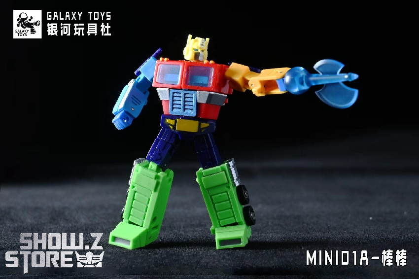 Galaxy Toys MINI01A Leader King Optimus Prime Bump of Chicken Variant Version - View 5 Galaxy Toys MINI01A Leader King Optimus Prime Bump of Chicken Variant Version - View 5