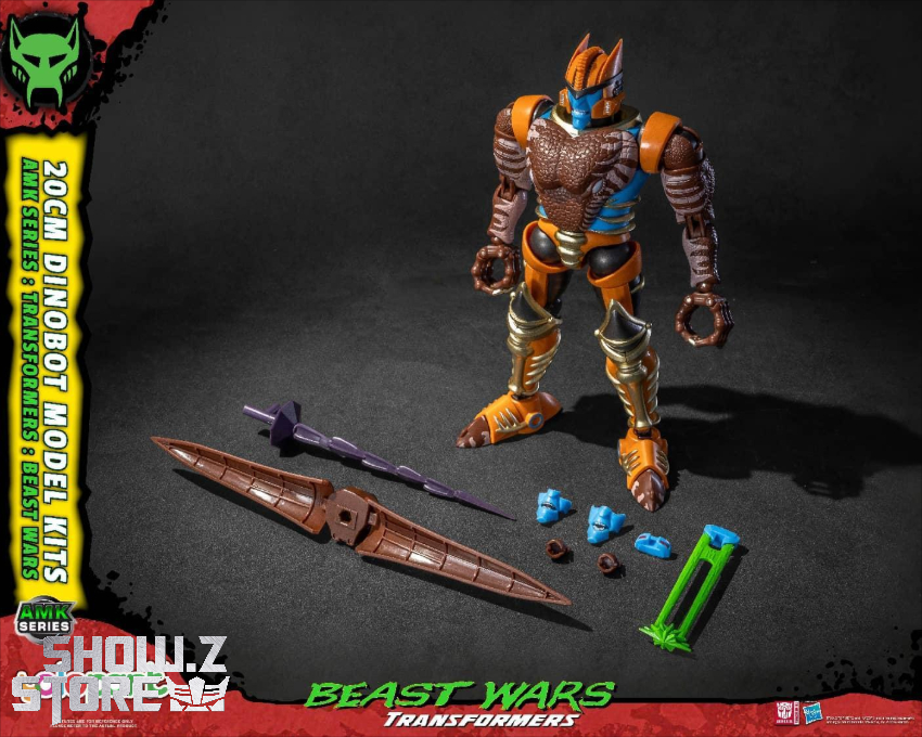 Yolopark Dinobot robot mode with orange and brown armor Yolopark Dinobot robot mode with orange and brown armor