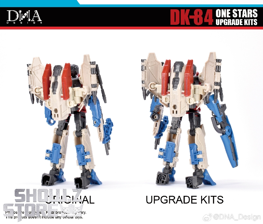 Original and upgraded One Stars figures side by side with DK84 kits Original and upgraded One Stars figures side by side with DK84 kits