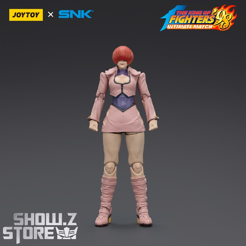 JoyToy SNK KOF 98 Orochi Shermie 1/18 figure front pose JoyToy SNK KOF 98 Orochi Shermie 1/18 figure front pose