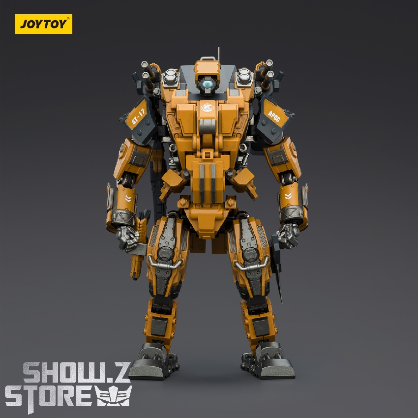 JoyToy Dark Source APOC Annihilator 02 Long-Range Strike mech gray front stance JoyToy Dark Source APOC Annihilator 02 Long-Range Strike mech gray front stance