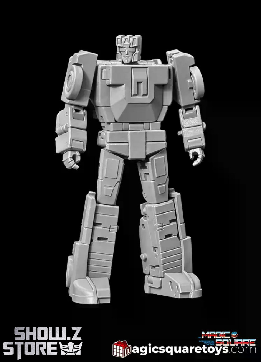 Magic Square MS-B63 Lightspeed white and gray robot front stance Magic Square MS-B63 Lightspeed white and gray robot front stance