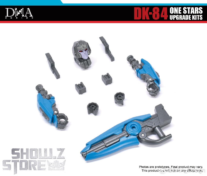 DK84 upgrade kit parts including limbs, head, and accessories laid out DK84 upgrade kit parts including limbs, head, and accessories laid out
