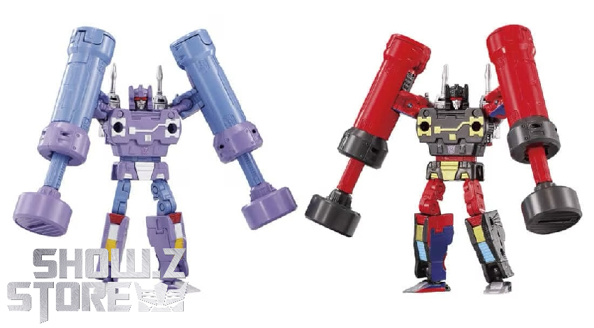 Takara Tomy MPG-21 two-pack bot figures with cassette modes Takara Tomy MPG-21 two-pack bot figures with cassette modes
