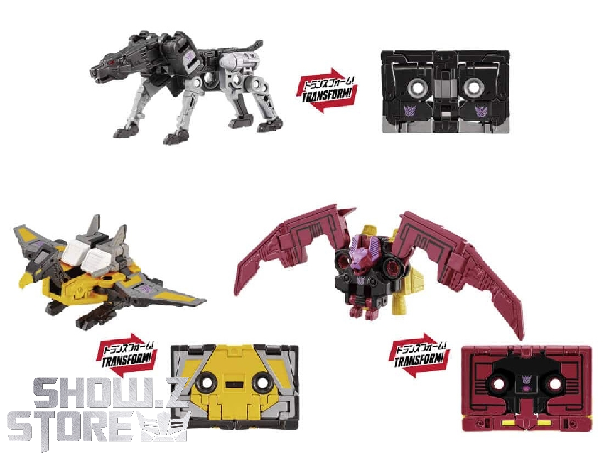 Takara Tomy Masterpiece cassette triple pack robot modes Takara Tomy Masterpiece cassette triple pack robot modes