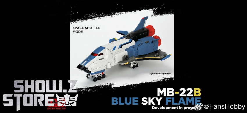 MB-22B Blue Sky Flame vehicle shuttle mode MB-22B Blue Sky Flame vehicle shuttle mode