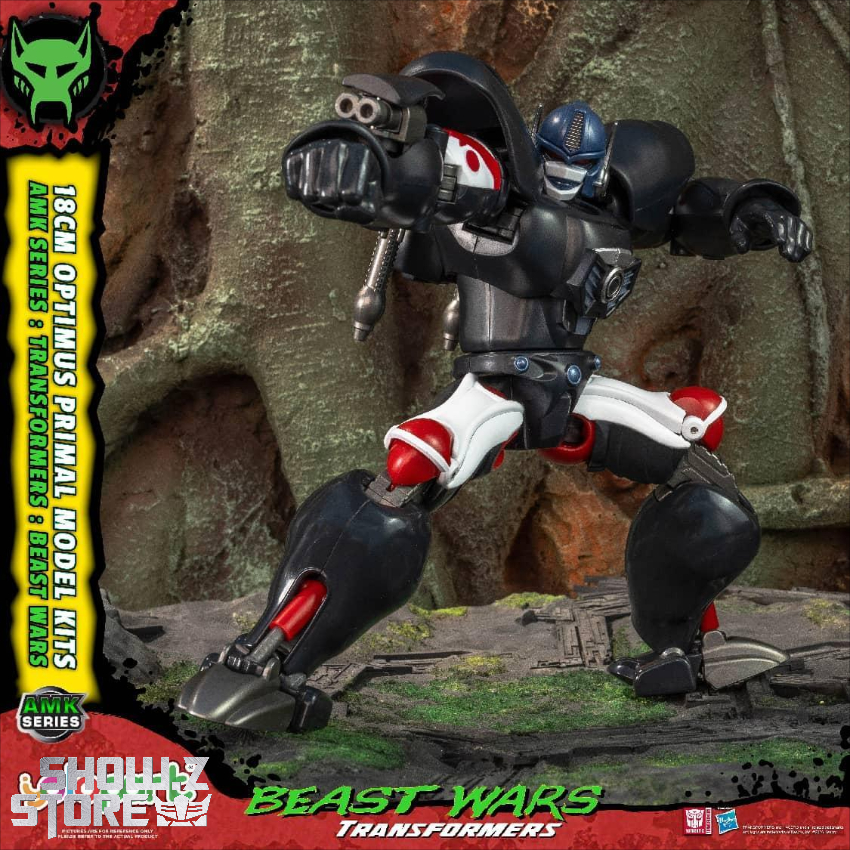 Detailed shot of Optimus Primal model kit joints Detailed shot of Optimus Primal model kit joints