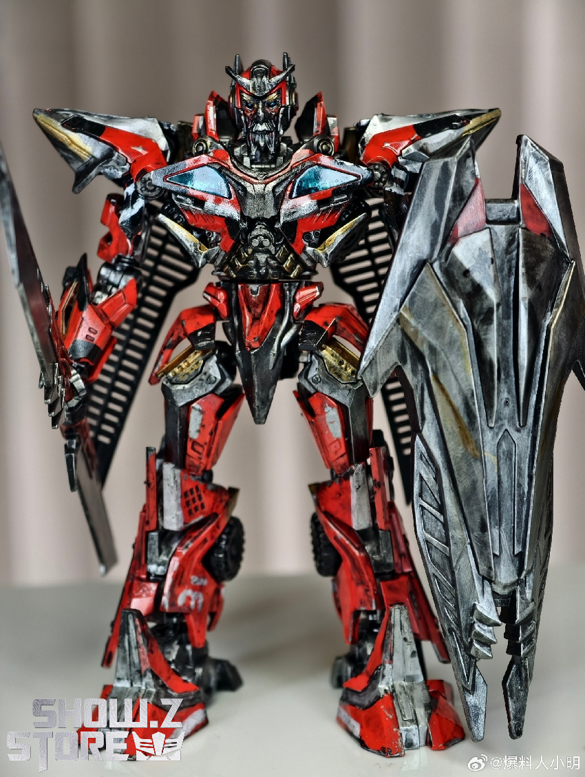 Blokees Sentinel Prime robot mode full transformation pose Blokees Sentinel Prime robot mode full transformation pose