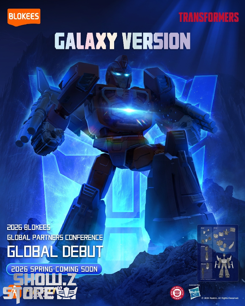 Blokees Transformers Galaxy Version box packaging and product set Blokees Transformers Galaxy Version box packaging and product set