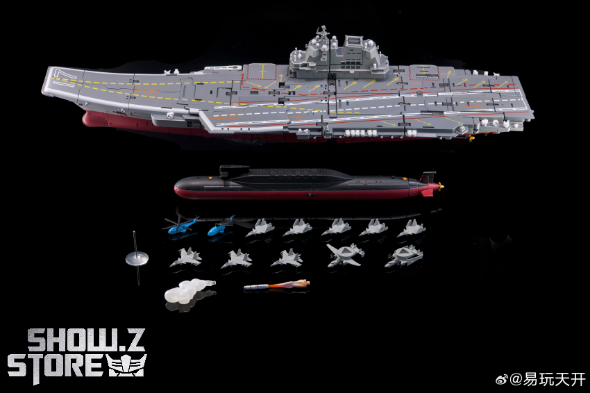 Toyseasy YW2601 Type Shandong Aircraft Carrier Transforming Mecha Super Alloy Fleet God Fuxi - View 9 Toyseasy YW2601 Type Shandong Aircraft Carrier Transforming Mecha Super Alloy Fleet God Fuxi - View 9