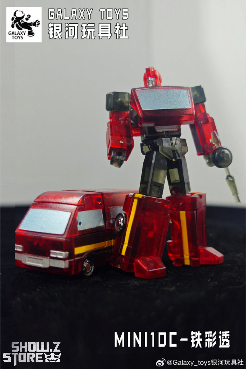 Galaxy Toys MINI10C Iron Armor Ironhide Transparent Version - View 13 Galaxy Toys MINI10C Iron Armor Ironhide Transparent Version - View 13