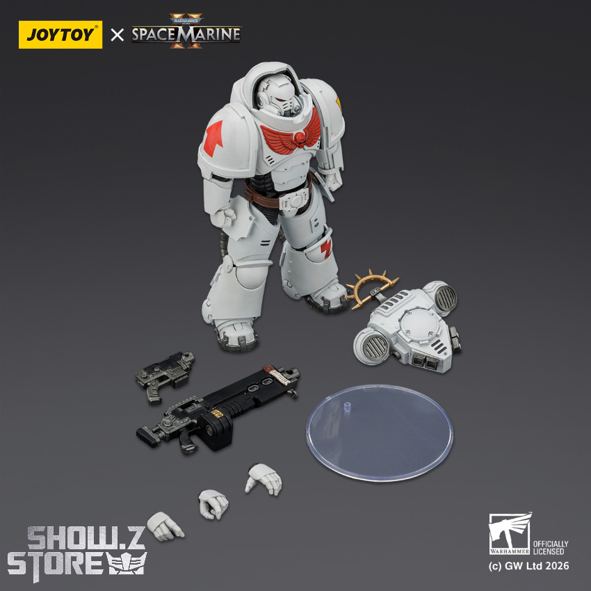 JoyToy JT03691 1/18 Warhammer 40K Game Edition White Scars Heavy Intercessor with Heavy Bolt Rifle and Bolt Pistol - View 5 JoyToy JT03691 1/18 Warhammer 40K Game Edition White Scars Heavy Intercessor with Heavy Bolt Rifle and Bolt Pistol - View 5