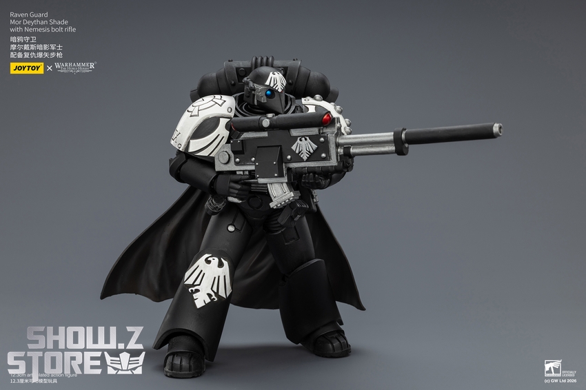 JoyToy JT03967 1/18 Warhammer The Horus Heresy Raven Guard Mor Deythan Shade with Nemesis bolt rifle - View 5 JoyToy JT03967 1/18 Warhammer The Horus Heresy Raven Guard Mor Deythan Shade with Nemesis bolt rifle - View 5