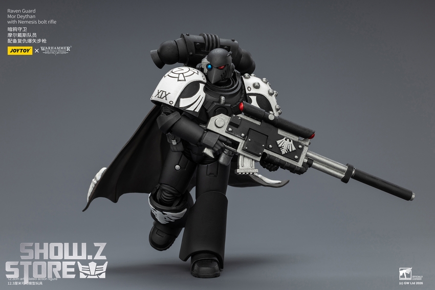 JoyToy JT03974 1/18 Warhammer The Horus Heresy Raven Guard Mor Deythan with Nemesis bolt rifle - View 7 JoyToy JT03974 1/18 Warhammer The Horus Heresy Raven Guard Mor Deythan with Nemesis bolt rifle - View 7