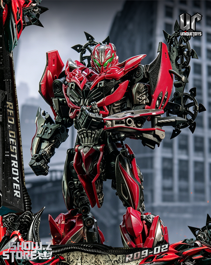 Unique Toys R09-02 Red Destroyer Stinger Repaint Version - View 10 Unique Toys R09-02 Red Destroyer Stinger Repaint Version - View 10