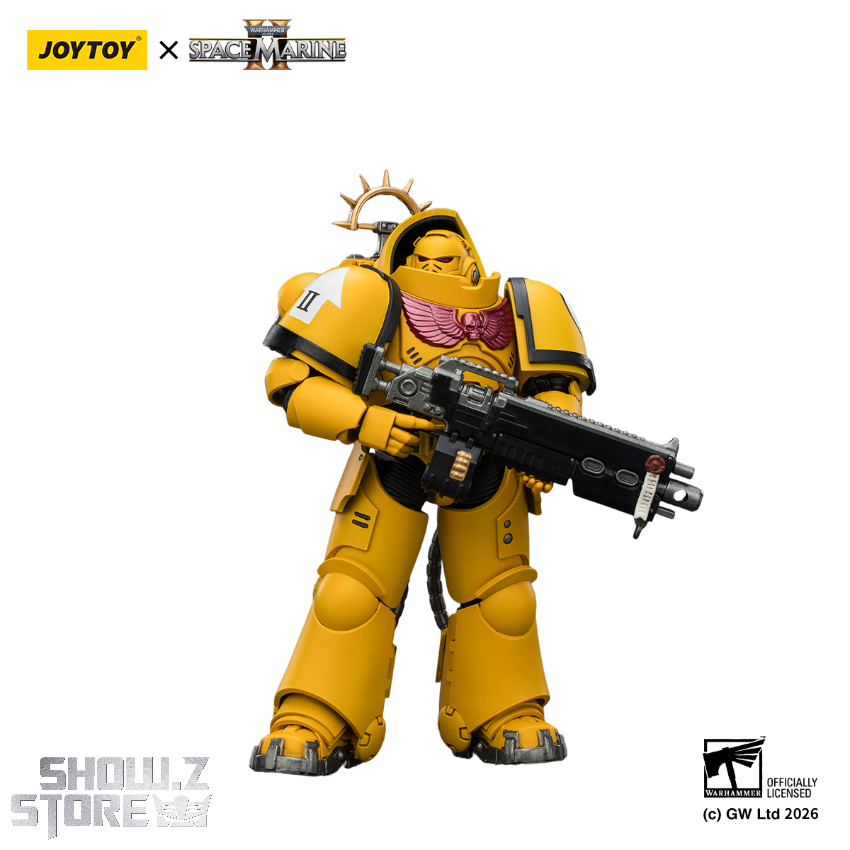JoyToy JT03653 1/18 Warhammer 40K Game Edition Imperial Fists Heavy Intercessor with Heavy Bolt Rifle and Bolt Pistol - View 8 JoyToy JT03653 1/18 Warhammer 40K Game Edition Imperial Fists Heavy Intercessor with Heavy Bolt Rifle and Bolt Pistol - View 8