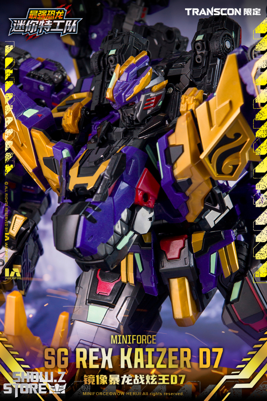 MiniForce D7 Rex Kaizer Shattered Glass Version - View 6 MiniForce D7 Rex Kaizer Shattered Glass Version - View 6