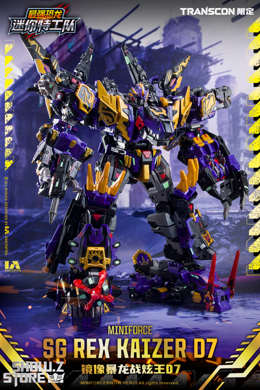 MiniForce D7 Rex Kaizer Shattered Glass Version - View 1 MiniForce D7 Rex Kaizer Shattered Glass Version - View 1