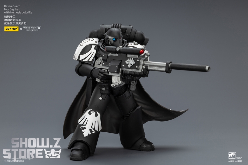 JoyToy JT03974 1/18 Warhammer The Horus Heresy Raven Guard Mor Deythan with Nemesis bolt rifle - View 5 JoyToy JT03974 1/18 Warhammer The Horus Heresy Raven Guard Mor Deythan with Nemesis bolt rifle - View 5