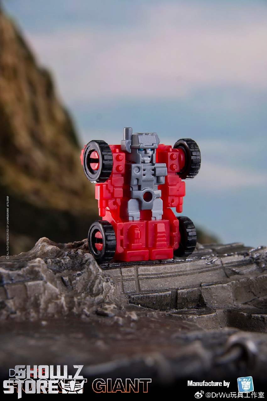 Transformation figure featuring transparent colors and detailed engineering display Transformation figure featuring transparent colors and detailed engineering display