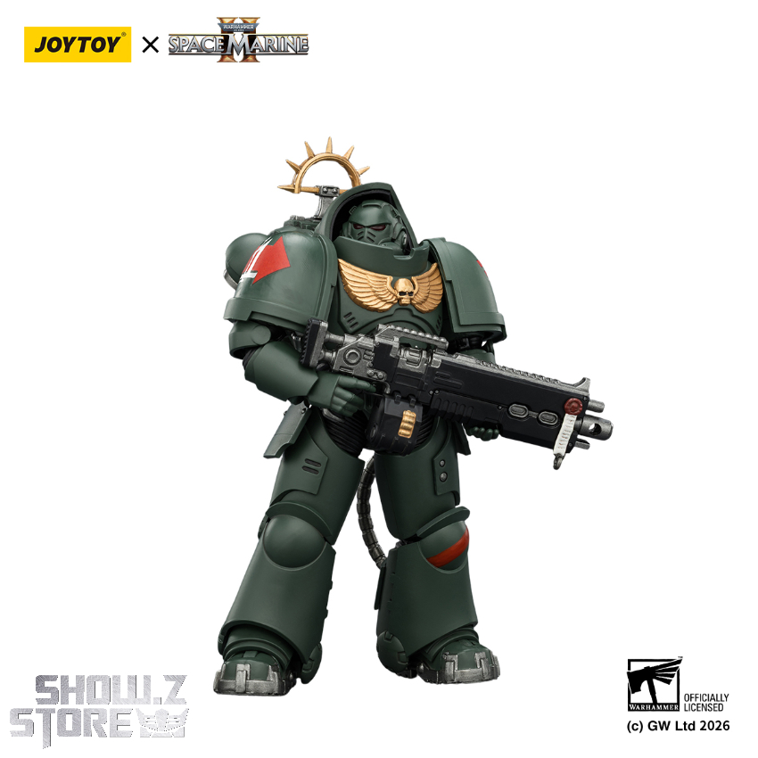 JoyToy JT03684 1/18 Warhammer 40K Game Edition Dark Angels Heavy Intercessor with Heavy Bolt Rifle and Bolt Pistol - View 8 JoyToy JT03684 1/18 Warhammer 40K Game Edition Dark Angels Heavy Intercessor with Heavy Bolt Rifle and Bolt Pistol - View 8