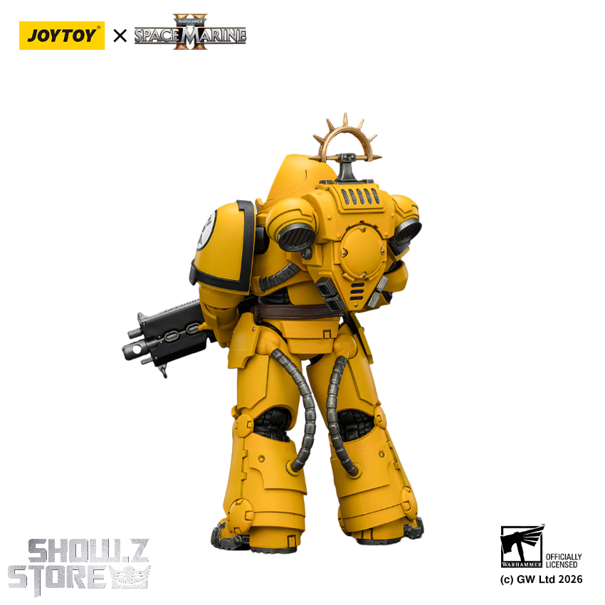 JoyToy JT03653 1/18 Warhammer 40K Game Edition Imperial Fists Heavy Intercessor with Heavy Bolt Rifle and Bolt Pistol - View 7 JoyToy JT03653 1/18 Warhammer 40K Game Edition Imperial Fists Heavy Intercessor with Heavy Bolt Rifle and Bolt Pistol - View 7