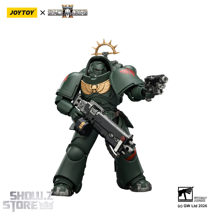 JoyToy JT03684 1/18 Warhammer 40K Game Edition Dark Angels Heavy Intercessor with Heavy Bolt Rifle and Bolt Pistol - View 9 JoyToy JT03684 1/18 Warhammer 40K Game Edition Dark Angels Heavy Intercessor with Heavy Bolt Rifle and Bolt Pistol - View 9