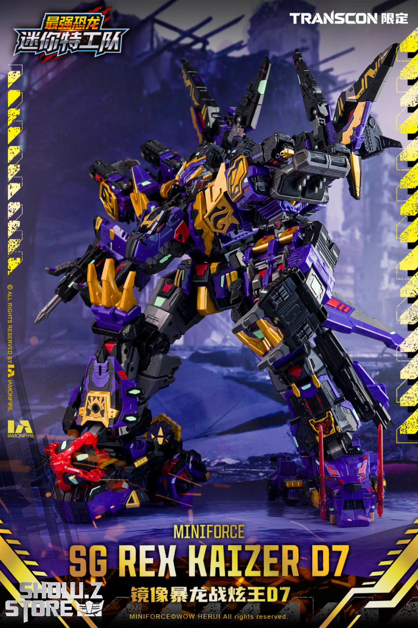 MiniForce D7 Rex Kaizer Shattered Glass Version - View 4 MiniForce D7 Rex Kaizer Shattered Glass Version - View 4