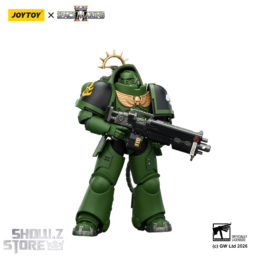 JoyToy JT03677 1/18 Warhammer 40K Game Edition Salamanders Heavy Intercessor with Heavy Bolt Rifle and Bolt Pistol - View 8 JoyToy JT03677 1/18 Warhammer 40K Game Edition Salamanders Heavy Intercessor with Heavy Bolt Rifle and Bolt Pistol - View 8