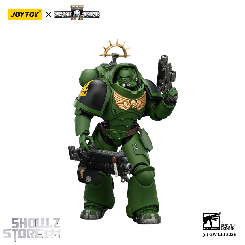 JoyToy JT03677 1/18 Warhammer 40K Game Edition Salamanders Heavy Intercessor with Heavy Bolt Rifle and Bolt Pistol - View 9 JoyToy JT03677 1/18 Warhammer 40K Game Edition Salamanders Heavy Intercessor with Heavy Bolt Rifle and Bolt Pistol - View 9