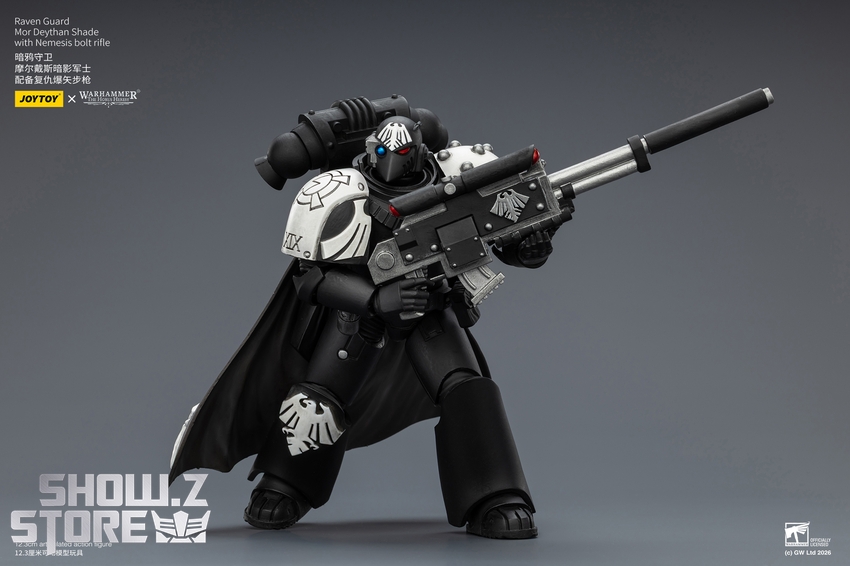 JoyToy JT03967 1/18 Warhammer The Horus Heresy Raven Guard Mor Deythan Shade with Nemesis bolt rifle - View 6 JoyToy JT03967 1/18 Warhammer The Horus Heresy Raven Guard Mor Deythan Shade with Nemesis bolt rifle - View 6