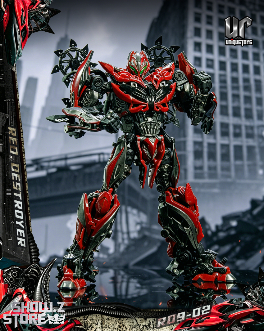 Unique Toys R09-02 Red Destroyer Stinger Repaint Version - View 5 Unique Toys R09-02 Red Destroyer Stinger Repaint Version - View 5