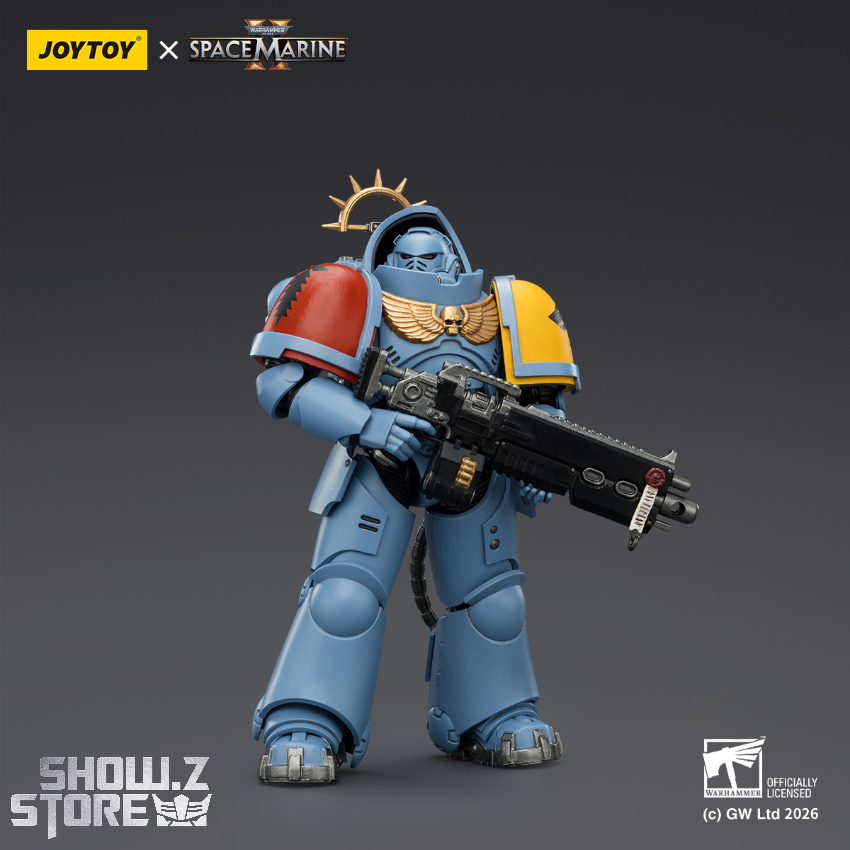 JoyToy JT03646 1/18 Warhammer 40K Game Edition Space Wolves Heavy Intercessor with Heavy Bolt Rifle and Bolt Pistol - View 3 JoyToy JT03646 1/18 Warhammer 40K Game Edition Space Wolves Heavy Intercessor with Heavy Bolt Rifle and Bolt Pistol - View 3